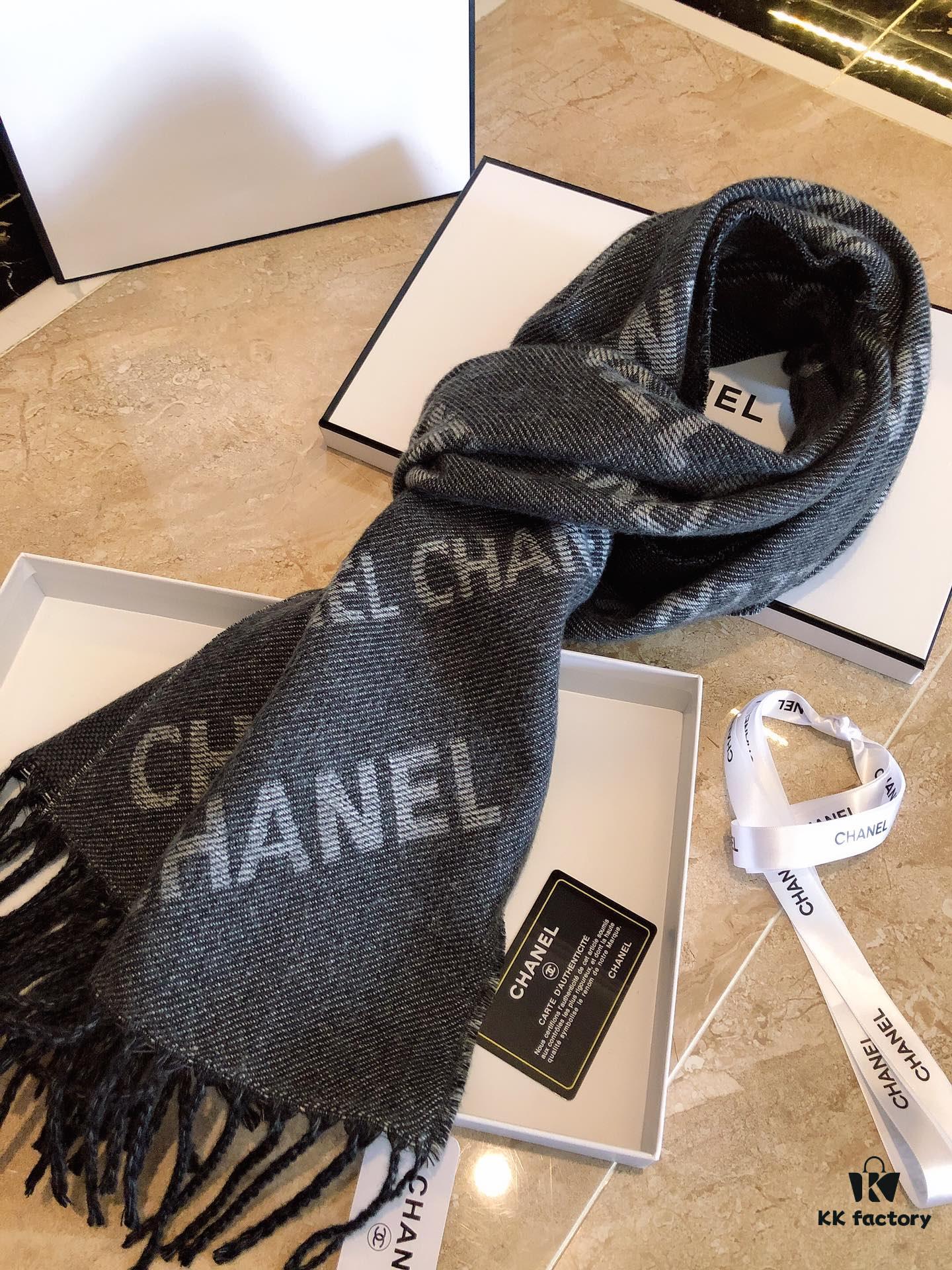 CHANEL Latest Scarf, Super Soft and Stylish Double-Sided Design!