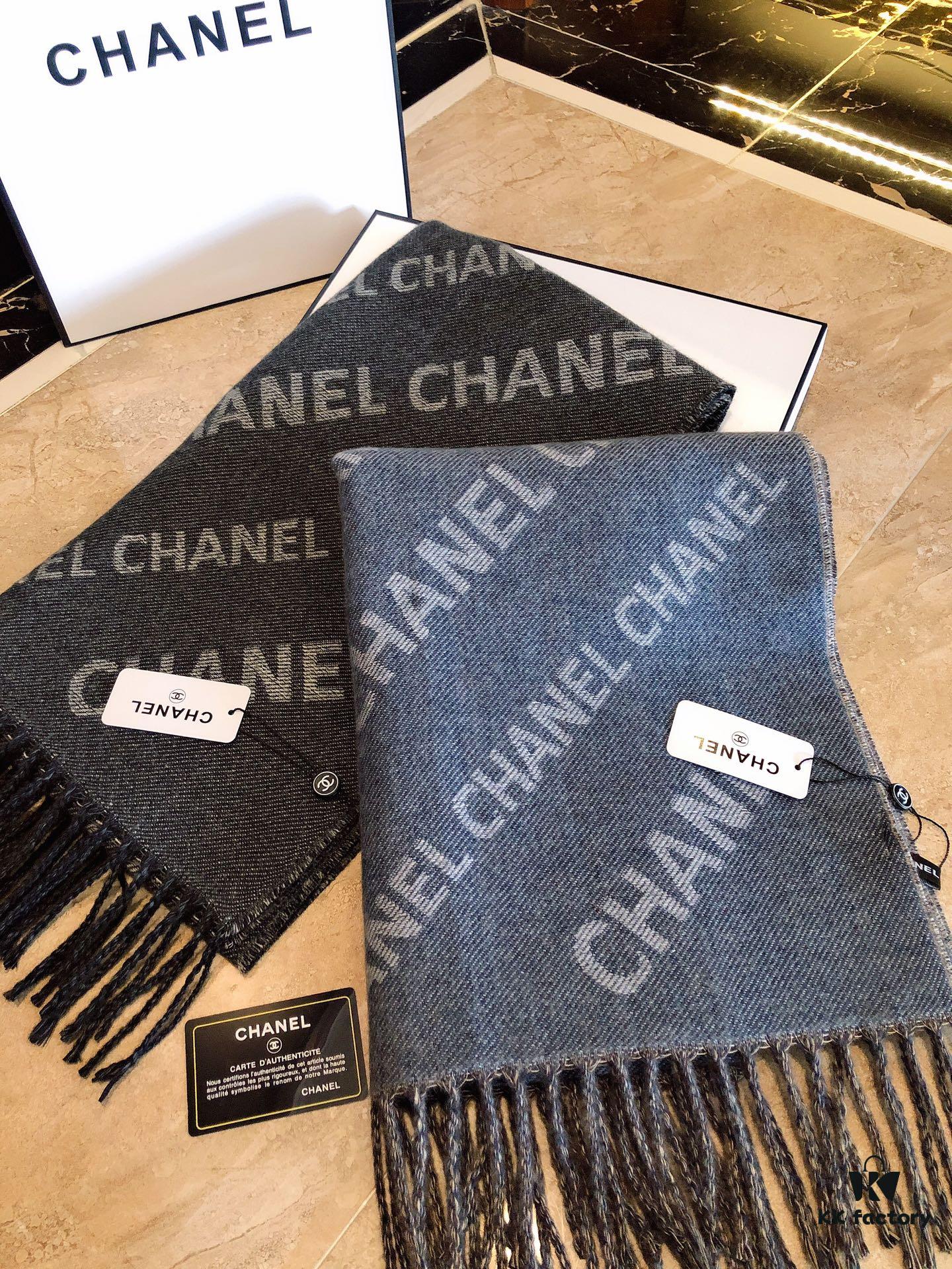 CHANEL Latest Scarf, Super Soft and Stylish Double-Sided Design!