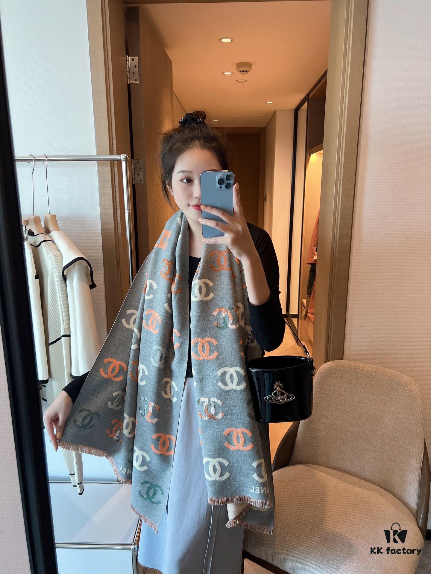CHANEL Highlight Recommendation! Luxurious, Comfortable and Stylish Cashmere Scarf with Unique Elegance