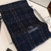 CHANEL Wool Scarf - Pure Color Luxury Design, Extremely Soft and Lightweight with Airy Volume
