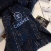 CHANEL Wool Scarf - Pure Color Luxury Design, Extremely Soft and Lightweight with Airy Volume