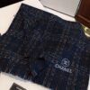 CHANEL Wool Scarf - Pure Color Luxury Design, Extremely Soft and Lightweight with Airy Volume