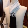 CHANEL (Chanel) Synchronized with Boutique, High-End Cashmere Knit Scarf! Classic Men's Design, Elegant and Versatile