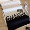 CHANEL (Chanel) Synchronized with Boutique, High-End Cashmere Knit Scarf! Classic Men's Design, Elegant and Versatile