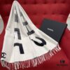 CHANEL Gradient Shawl Great Value – Dual Purpose Shawl Scarf, Elegant and Soft, 53% Cashmere 47% Wool, 70*200CM