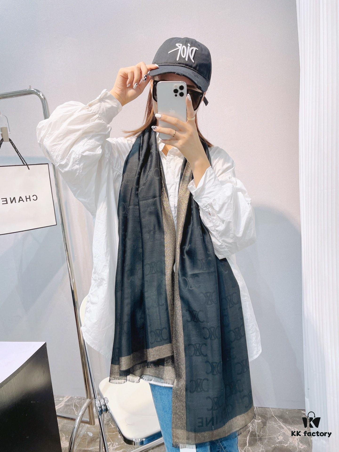 CELINE Limited Edition Gold Thread Collection Arrival 💋💋 Subtle Shimmer Effect, Exuding Luxury with Excellent Texture and Supreme Tactile Comfort, Showcasing Refined Simplicity in Design