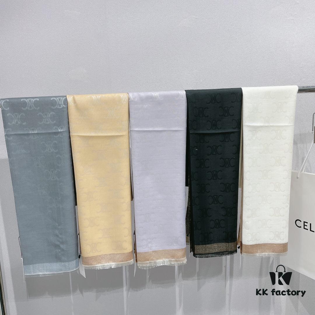 CELINE Limited Edition Gold Thread Collection Arrival 💋💋 Subtle Shimmer Effect, Exuding Luxury with Excellent Texture and Supreme Tactile Comfort, Showcasing Refined Simplicity in Design