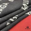 Balenciaga Logo Jacquard Wool Long Scarf