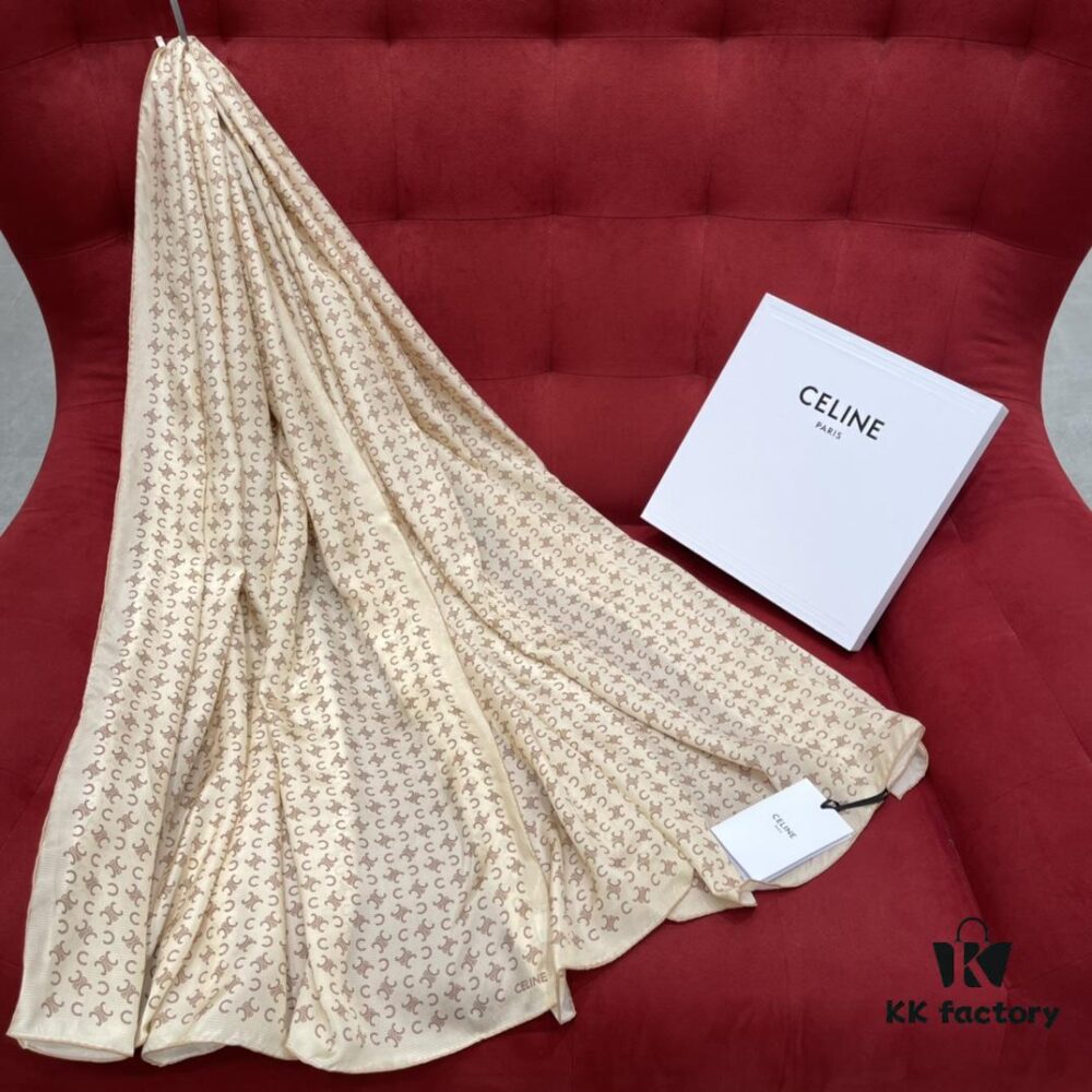 Celine Cashmere Lightweight Shawl – Can Also Be Used as a Scarf, Suitable for All Seasons, Silk and Cashmere Blend, Soft and Comfortable to the Touch