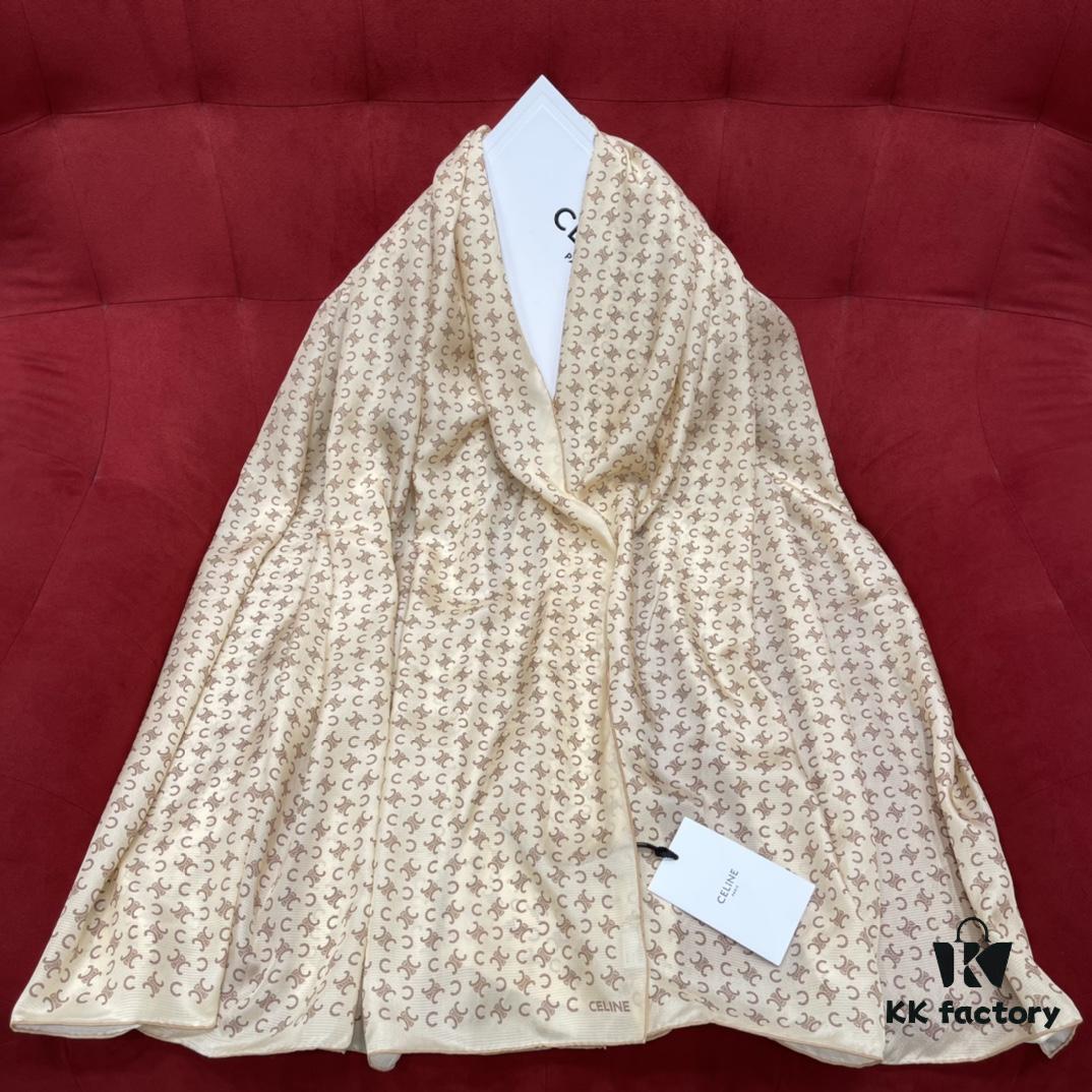 Celine Cashmere Lightweight Shawl – Can Also Be Used as a Scarf, Suitable for All Seasons, Silk and Cashmere Blend, Soft and Comfortable to the Touch