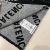 Wool Fabric: 30*205, Balenciaga Classic Letter Series Inspired Minimalist Logo Scarf