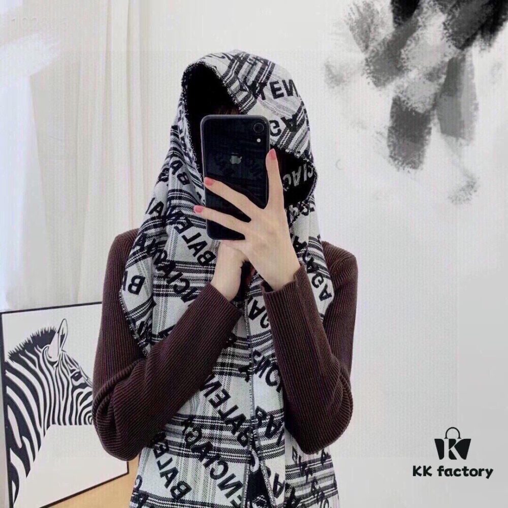 Balenciaga Classic Cashmere Scarf - Iconic Fashion Statement