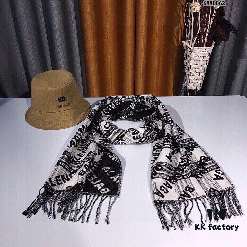 Balenciaga Classic Cashmere Scarf - Iconic Fashion Statement