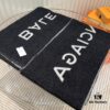 Balenciaga Classic Letter Double-Sided Cashmere Scarf
