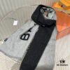 Balenciaga Classic Letter Double-Sided Cashmere Scarf