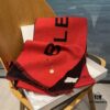 Balenciaga Classic Letter Double-Sided Cashmere Scarf