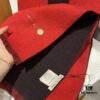 Balenciaga Classic Letter Double-Sided Cashmere Scarf