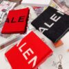 Balenciaga Classic Letter Double-Sided Cashmere Scarf