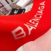 Balenciaga Classic Letter Double-Sided Cashmere Scarf