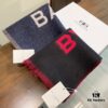 Balenciaga Classic Letter Double-Sided Cashmere Scarf