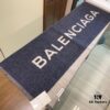 Balenciaga Classic Letter Double-Sided Cashmere Scarf