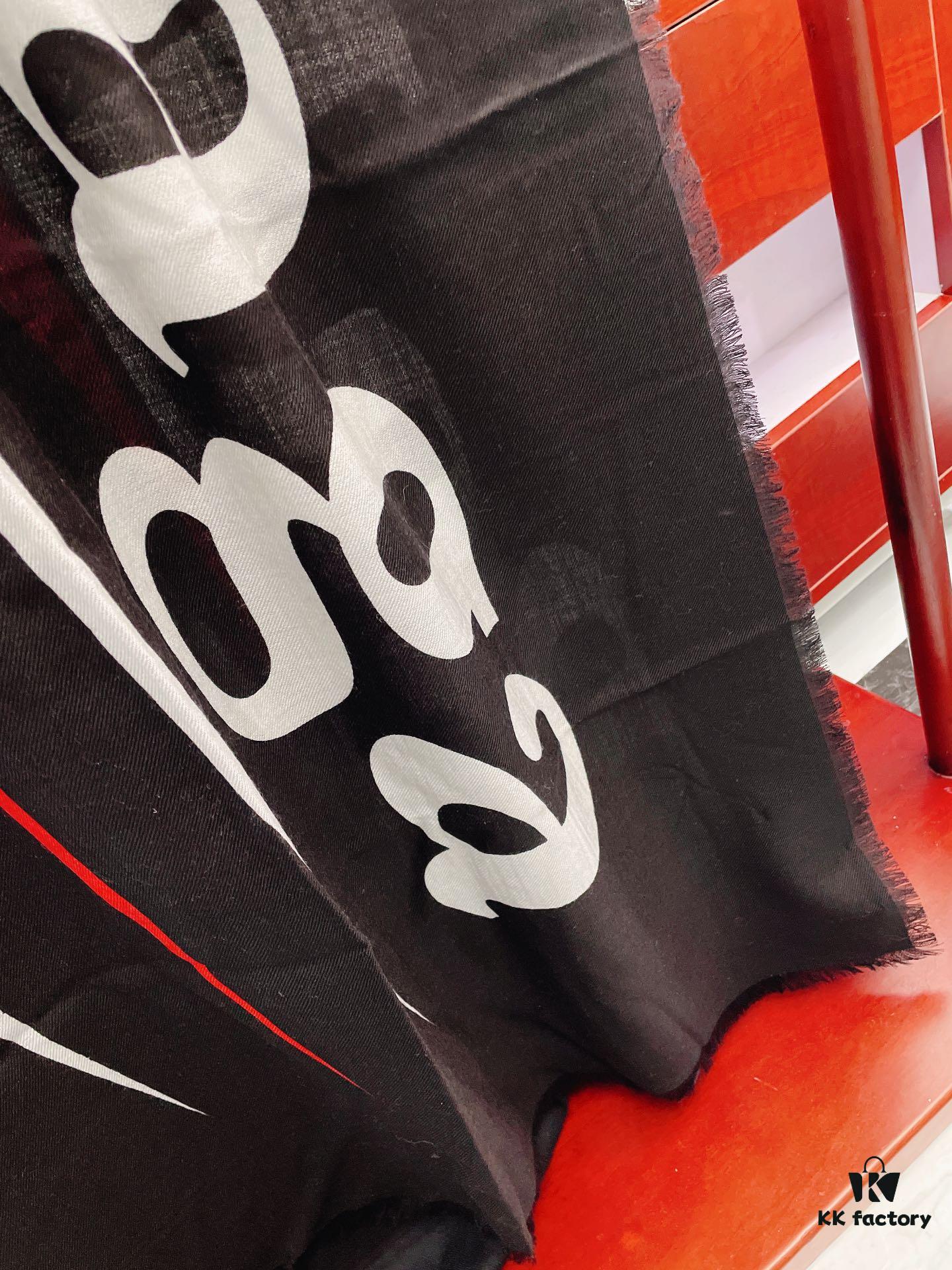 Rainbow Alphabet Cashmere Scarf - New Arrival from Paris Shi Family