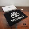 Balenciaga 100% Cashmere Scarf, 2020 Fall/Winter New Arrival, Black and White Color Block, Elegant Logo Jacquard, Soft and Skin-Friendly, Long Scarf 45*180cm, Solid Color (Retail Style)