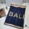 Balenciaga Classic Letter Double-Sided Cashmere Scarf