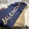 Balenciaga Classic Letter Double-Sided Cashmere Scarf