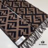 FENDI Large F Tassel Long Scarf 45*170cm 100% Cashmere