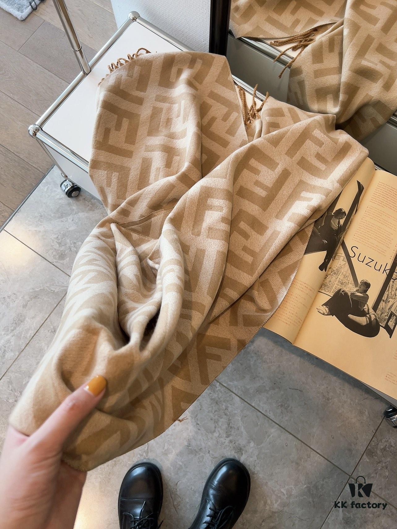 FENDI Latest Scarf, Super Soft and Stylish Double-Sided Design