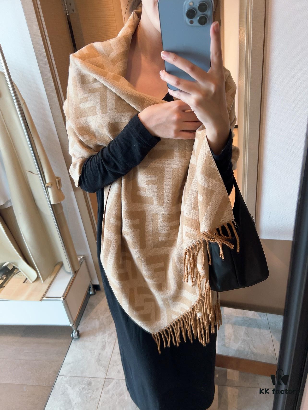 FENDI Latest Scarf, Super Soft and Stylish Double-Sided Design