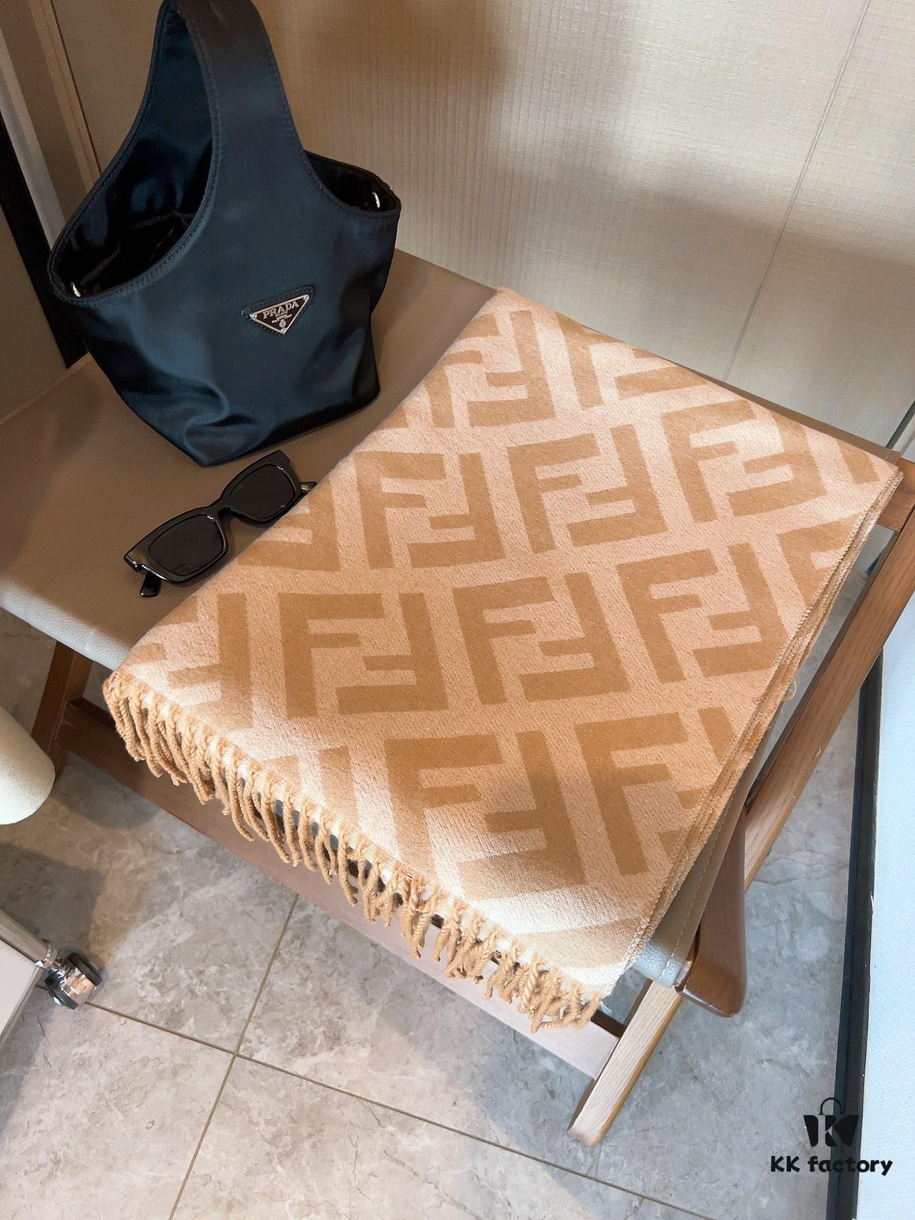 FENDI Latest Scarf, Super Soft and Stylish Double-Sided Design