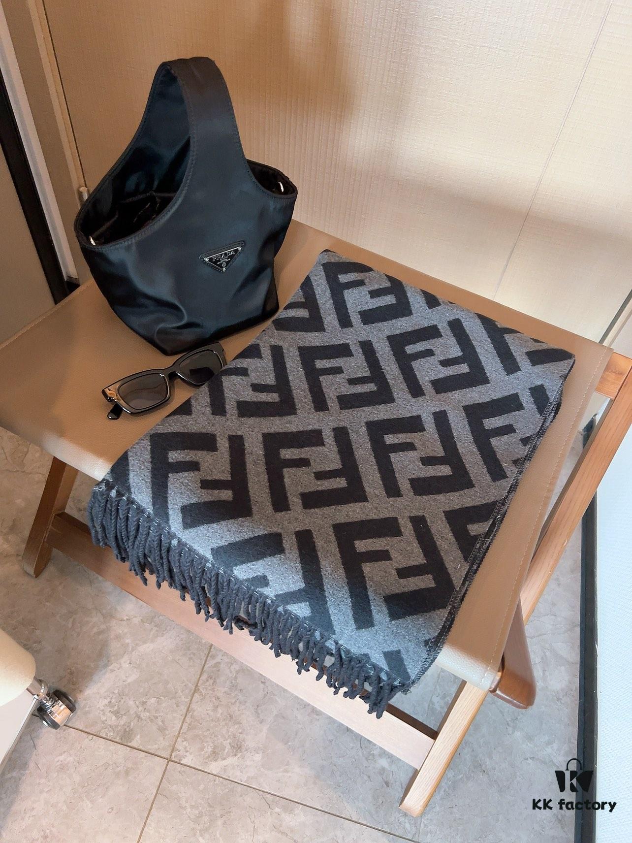 FENDI Latest Scarf, Super Soft and Stylish Double-Sided Design