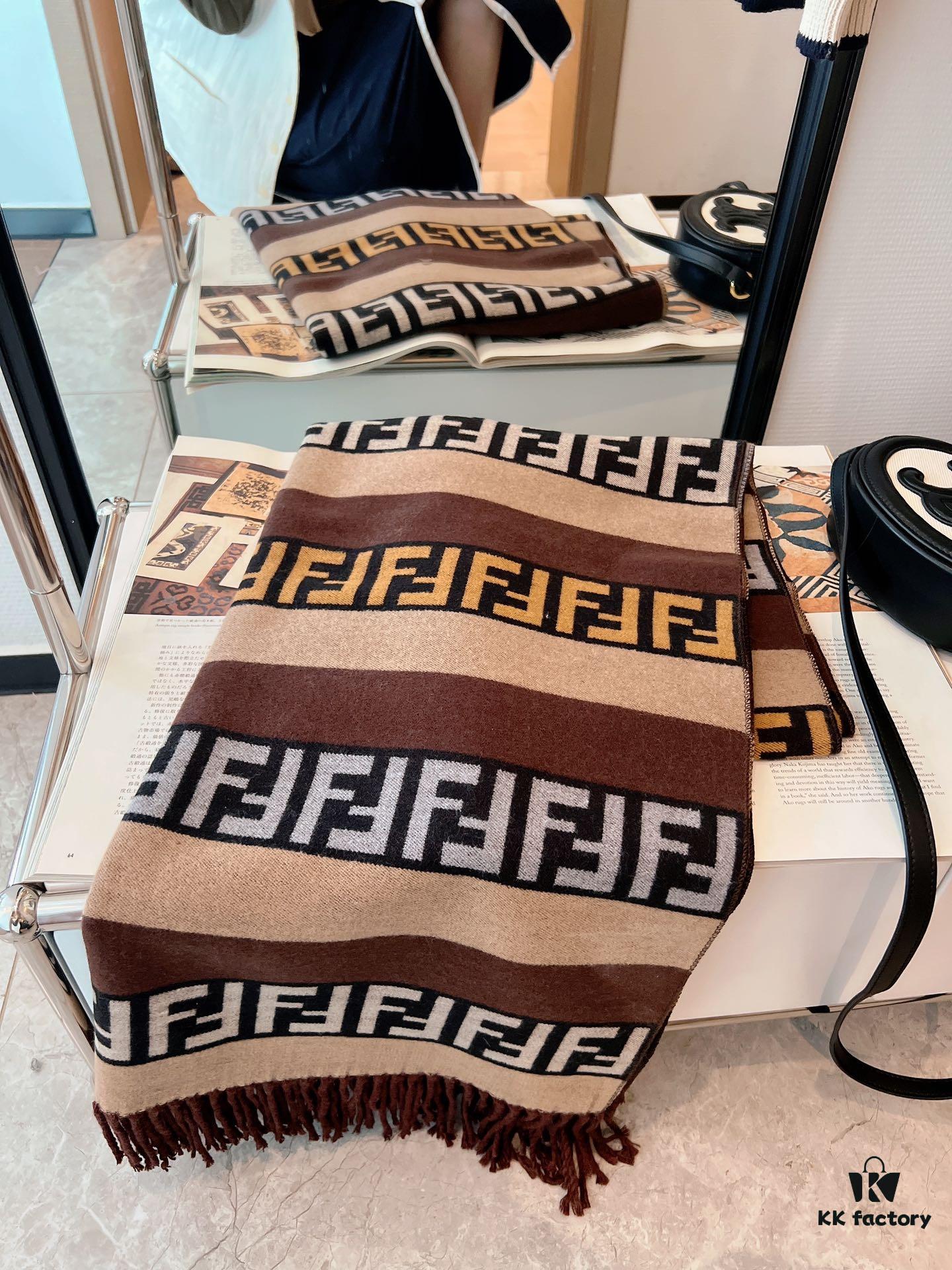 FENDI Winter New Arrival FF Monogram Scarf