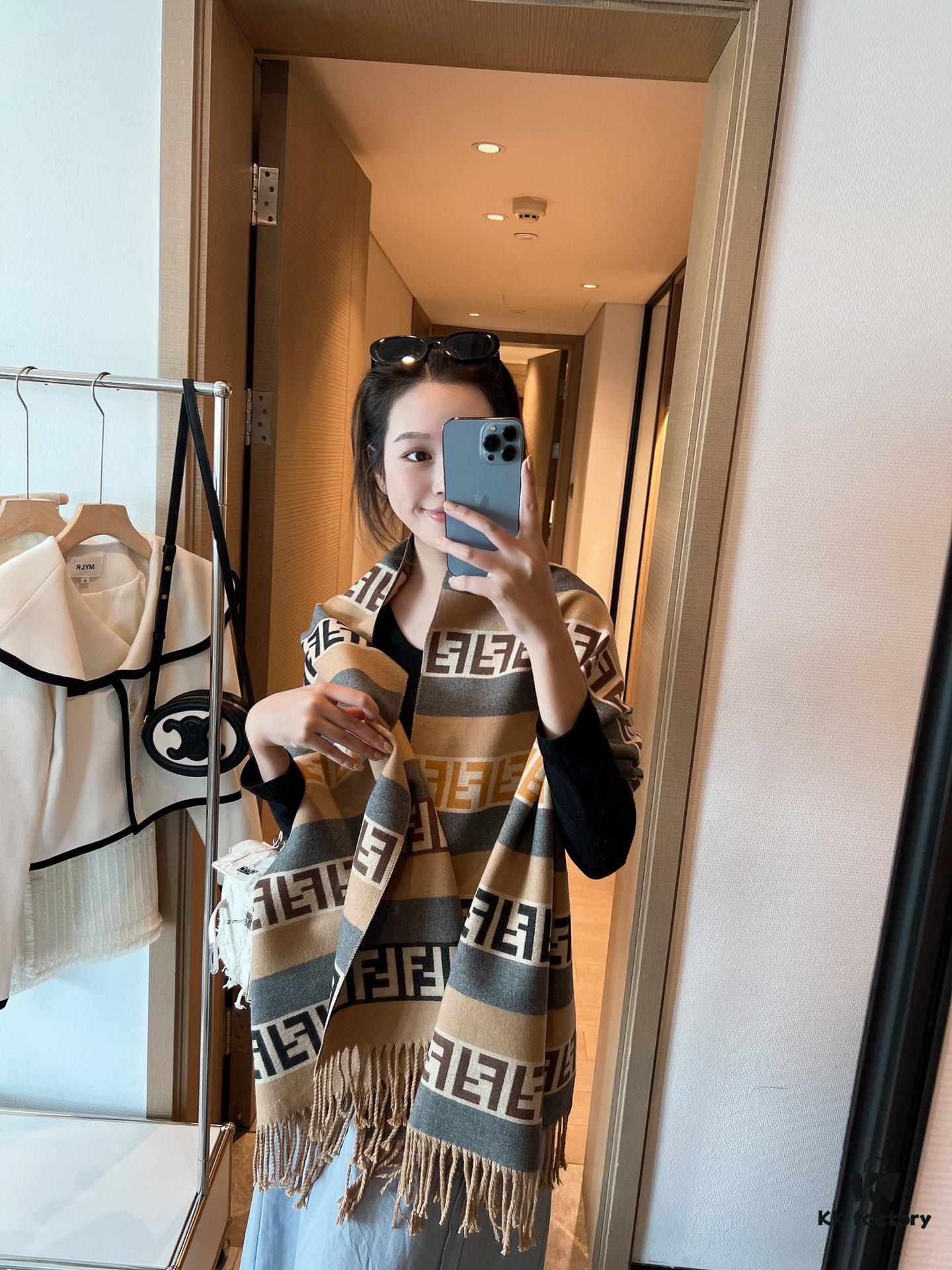 FENDI Winter New Arrival FF Monogram Scarf