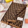 Fendi Men's Cashmere Scarf, Classic Design, Soft and Elegant, Limited Stock Available