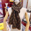 Fendi Men's Cashmere Scarf, Classic Design, Soft and Elegant, Limited Stock Available