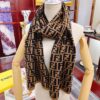 Fendi Men's Cashmere Scarf, Classic Design, Soft and Elegant, Limited Stock Available