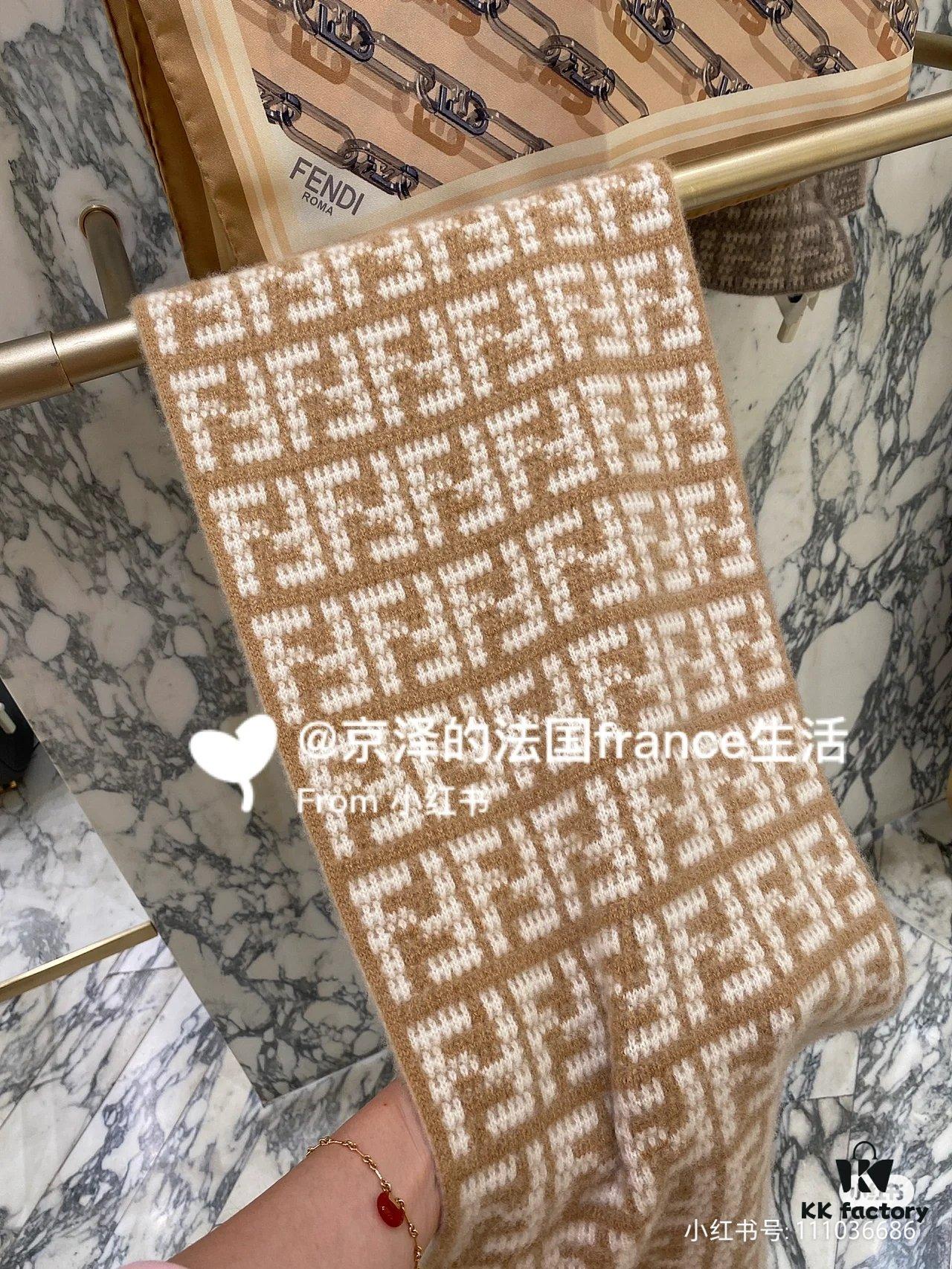 Bestselling New Fendi Scarf in Two Colors – Unique and Luxurious Winter Accessory