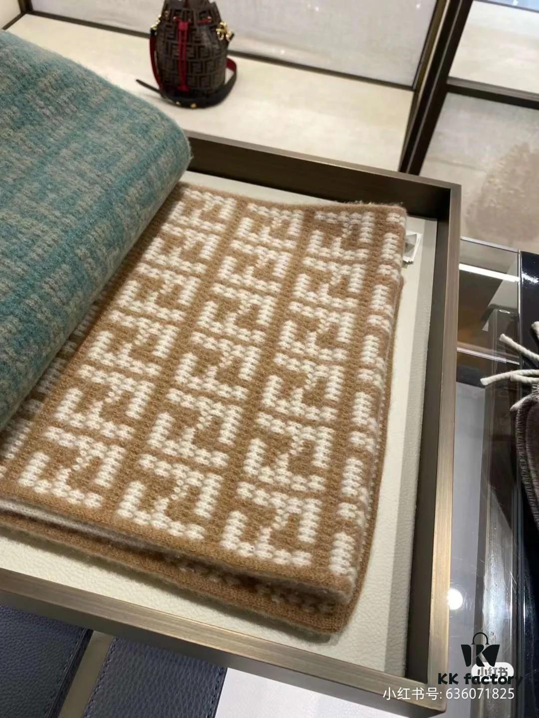 Bestselling New Fendi Scarf in Two Colors – Unique and Luxurious Winter Accessory