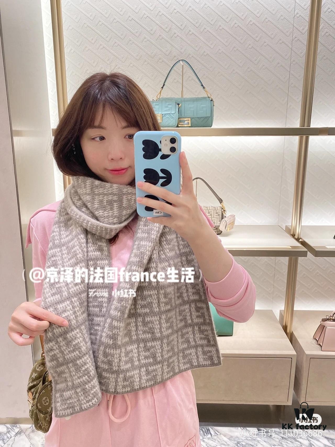 Bestselling New Fendi Scarf in Two Colors – Unique and Luxurious Winter Accessory