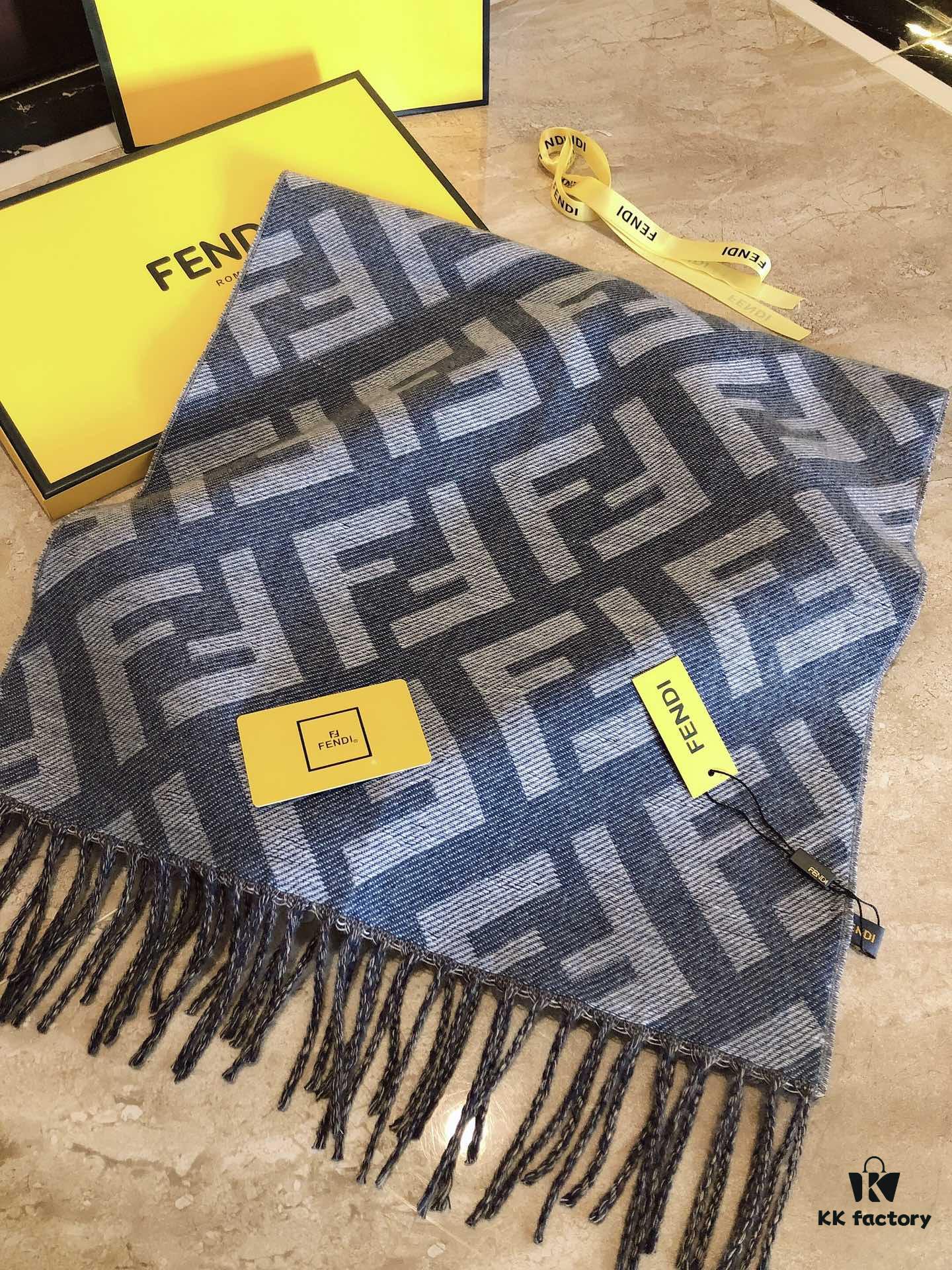 FENDI Latest Scarf, Super Soft and Stylish Double-Sided Design!