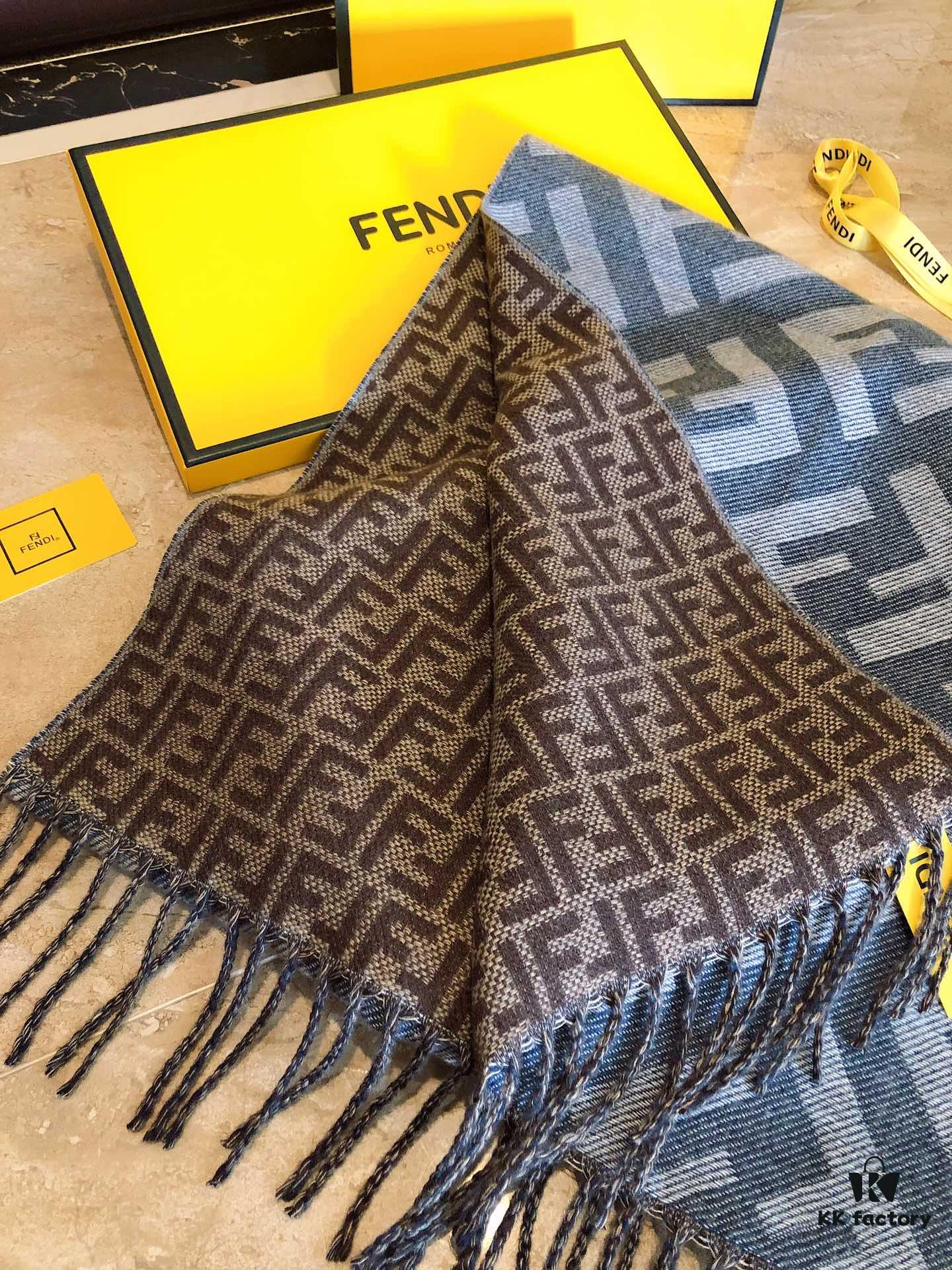 FENDI Latest Scarf, Super Soft and Stylish Double-Sided Design!