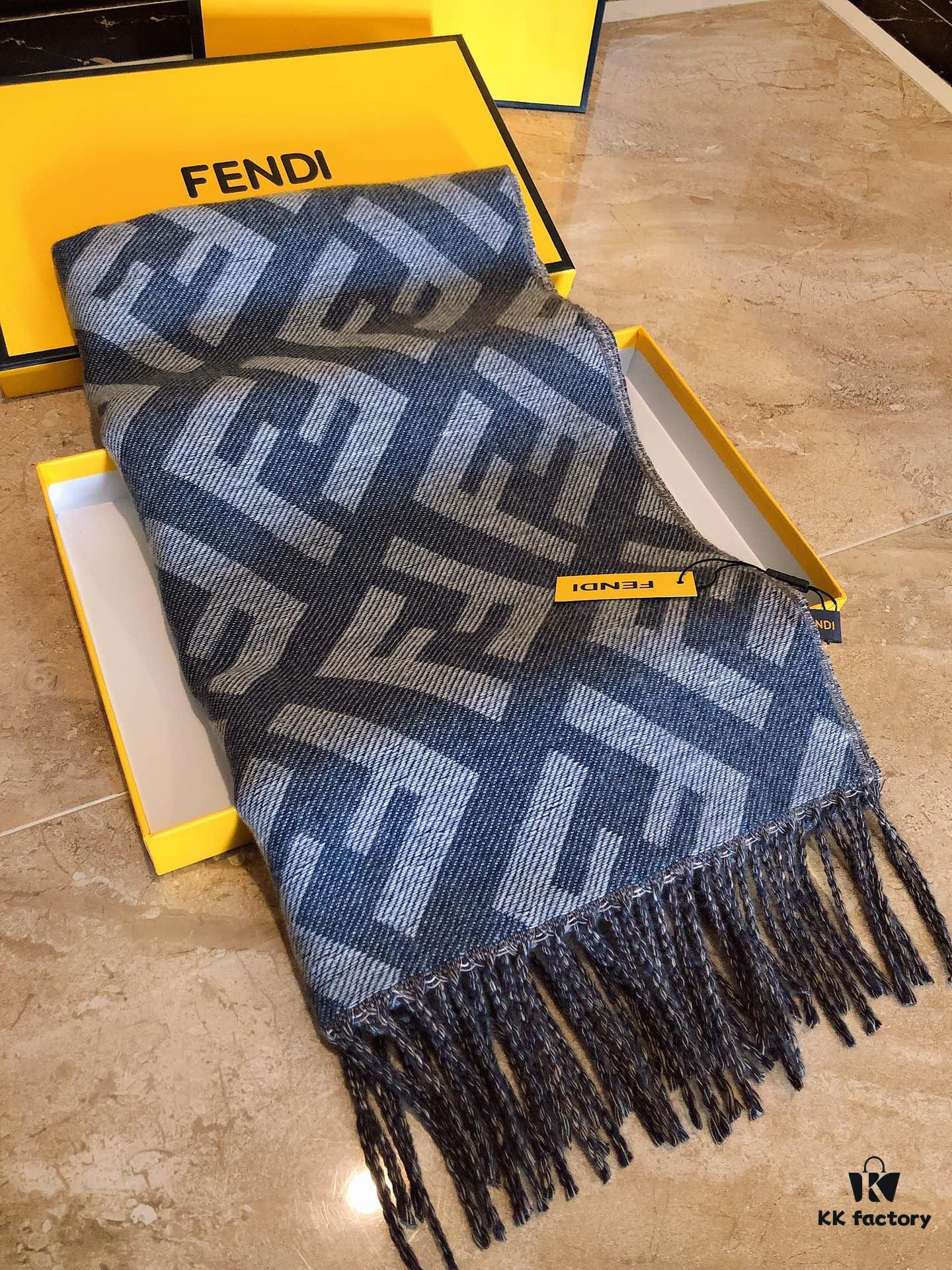 FENDI Latest Scarf, Super Soft and Stylish Double-Sided Design!