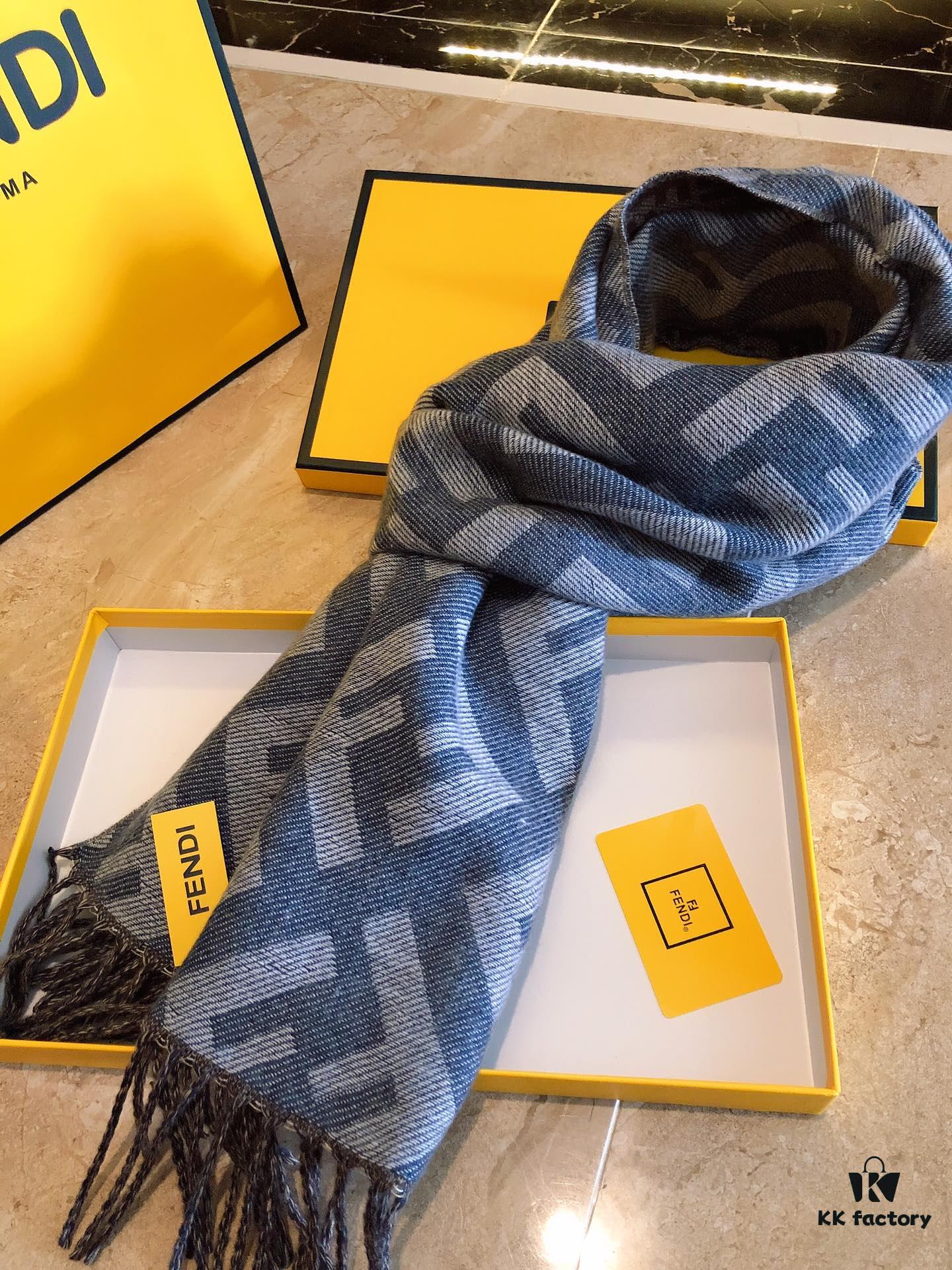 FENDI Latest Scarf, Super Soft and Stylish Double-Sided Design!