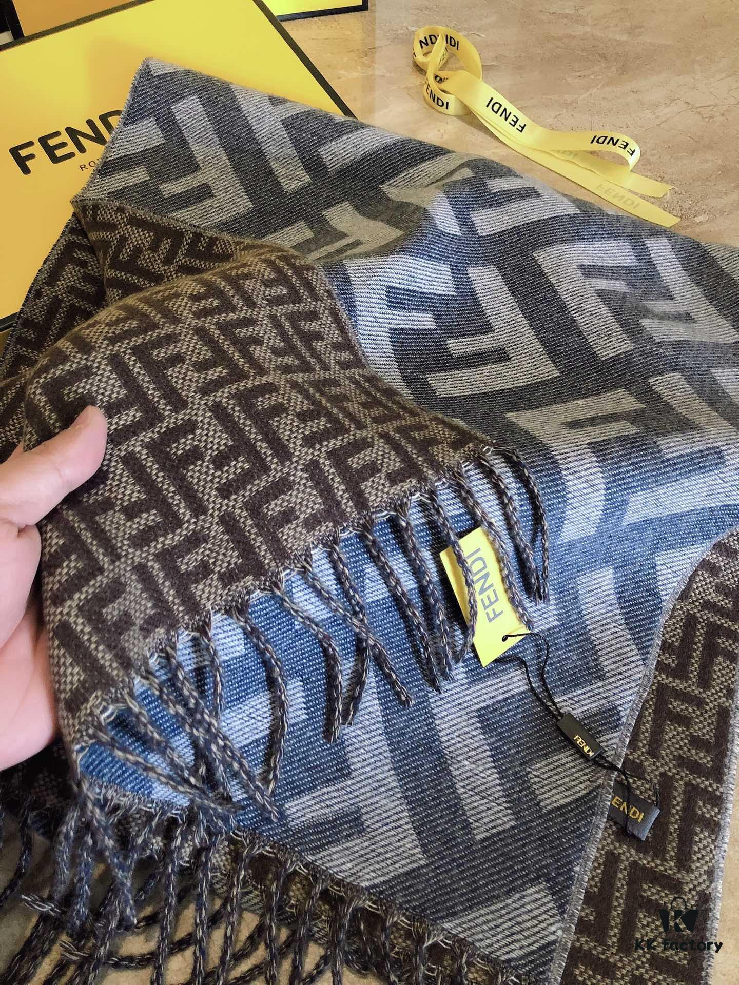 FENDI Latest Scarf, Super Soft and Stylish Double-Sided Design!
