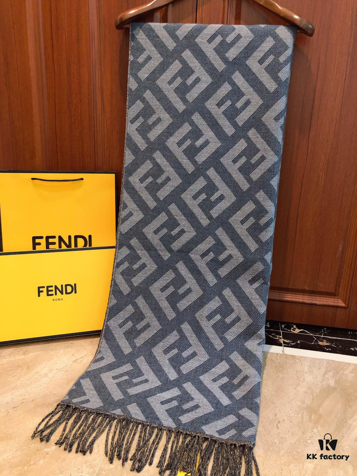 FENDI Latest Scarf, Super Soft and Stylish Double-Sided Design!