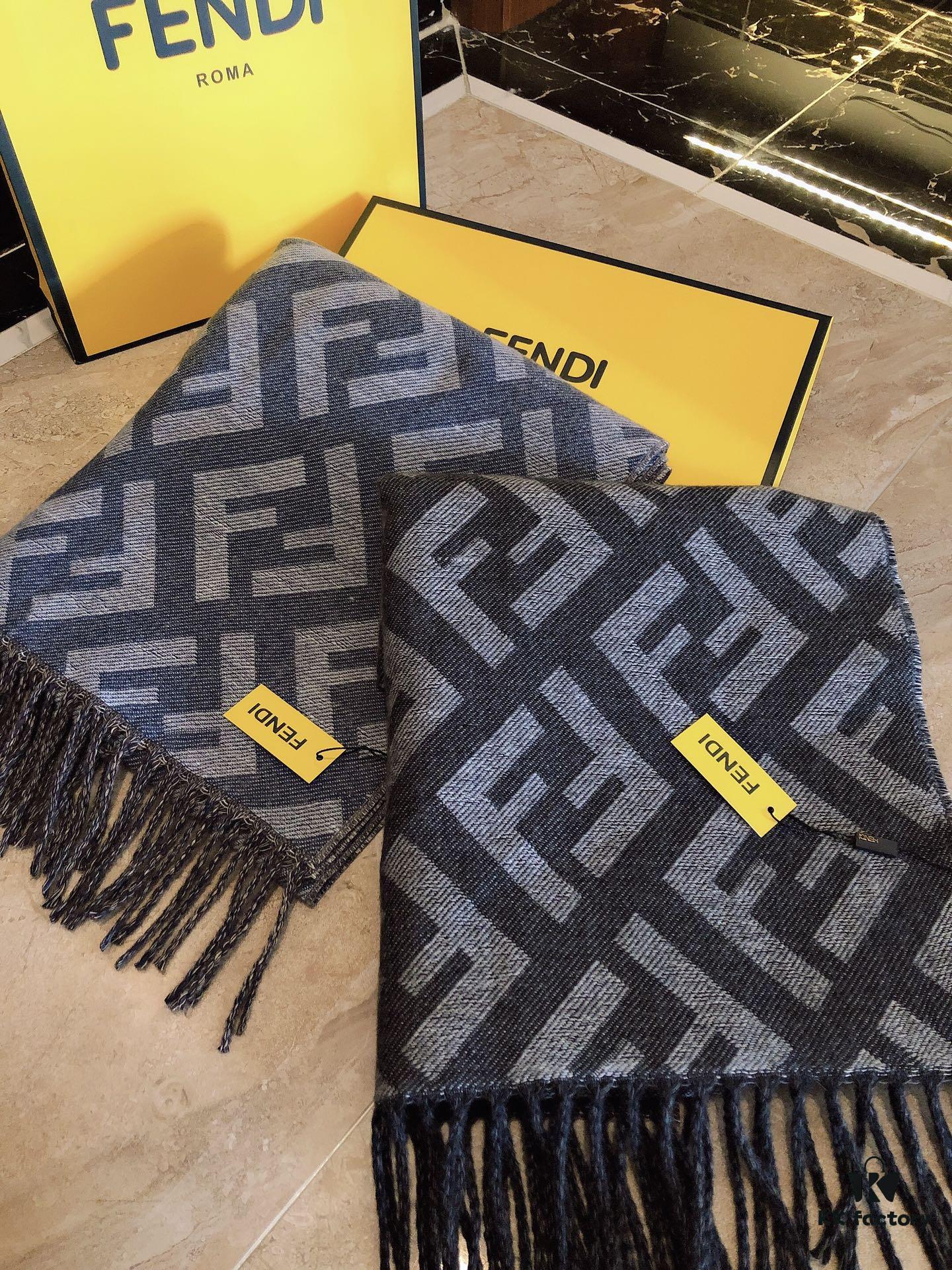 FENDI Latest Scarf, Super Soft and Stylish Double-Sided Design!