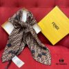 Fendi FF Monogram Washed Twill Silk Jacquard Scarf – Luxuriously Soft and Timelessly Elegant